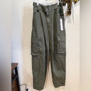 Women's Olive Cargo Pants